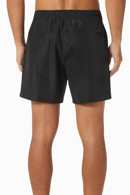 hover state of Medium Drawstring Swim Shorts in Recycled Polyester 