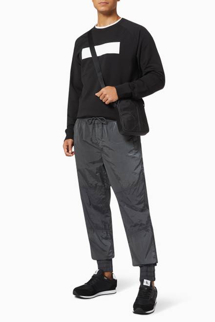 hover state of GMD Track Pants in Crinkled Nylon   