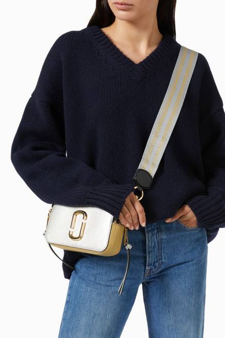hover state of Snapshot Crossbody Bag in Leather   