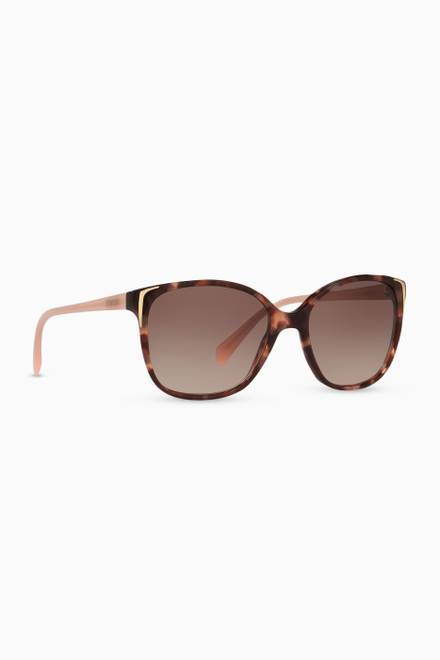 hover state of Cat-Eye Sunglasses in Acetate            