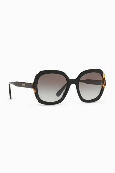 hover state of Round Sunglasses in Acetate            