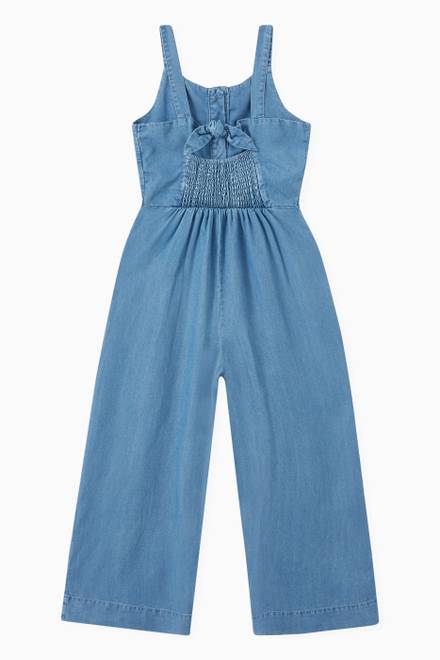 hover state of Bow Back Jumpsuit in Lyocell