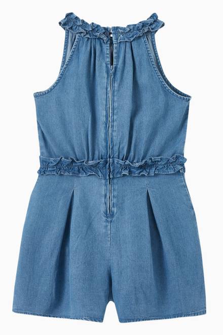hover state of Aviana Pleated Romper in Lyocell