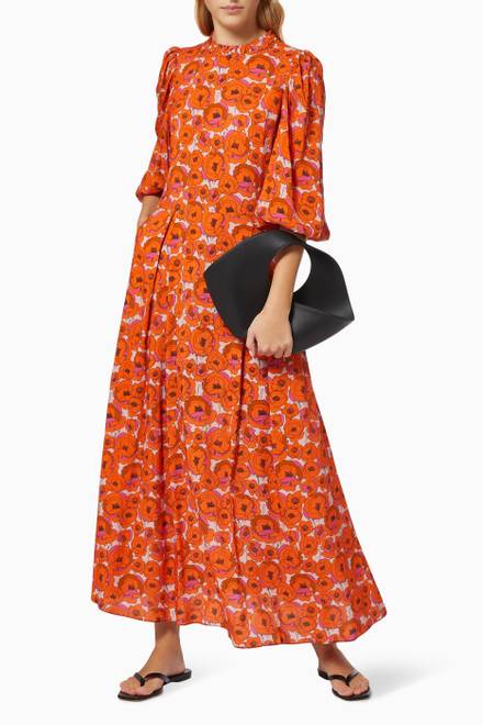 hover state of Carly Floral Dress in Viscose