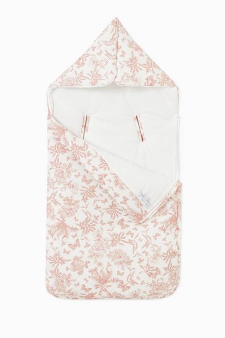 hover state of Floral Sleeping Bag in Cotton   