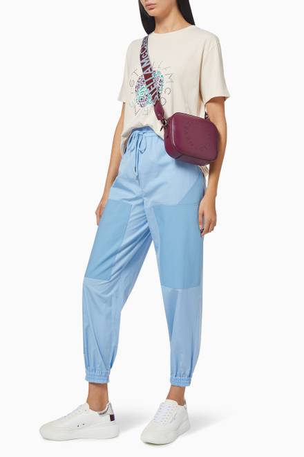 hover state of Kara Patchwork Pants in Organic Cotton  