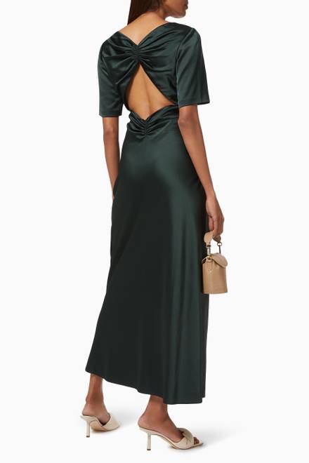 hover state of Billie Maxi Dress with Cutout  
