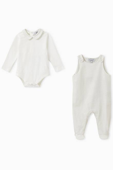 hover state of EA Micro Eagle Jumpsuit & Dungarees Set in Jersey   