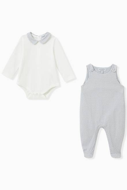 hover state of EA Micro Eagle Jumpsuit & Dungarees Set in Jersey    