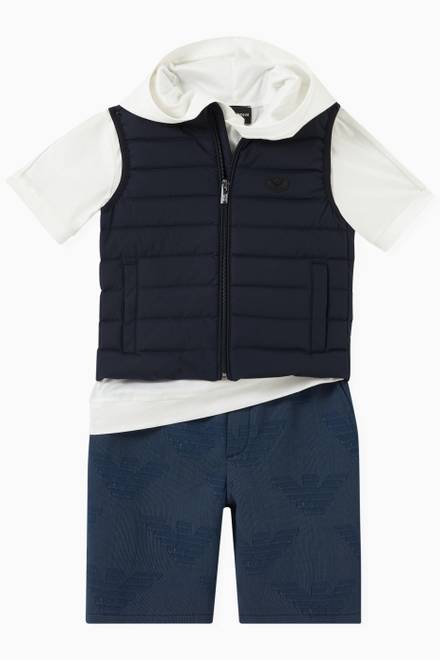 hover state of Logo Quilted Vest 