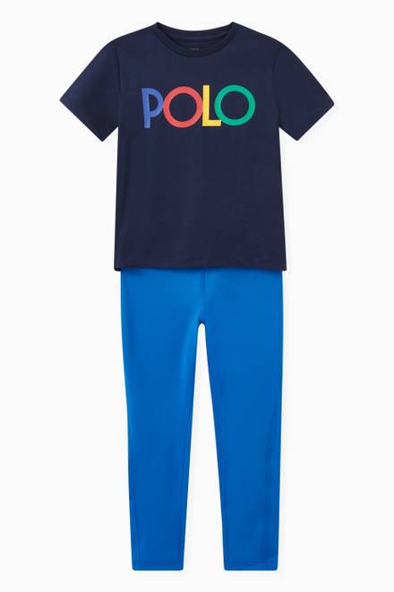 hover state of Polo T-shirt in Cotton Jersey      