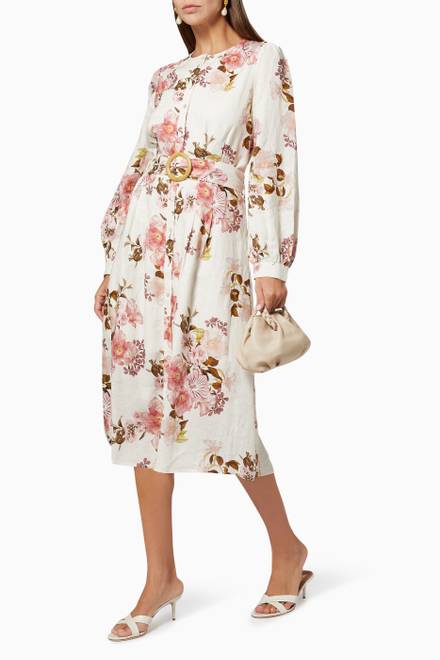 hover state of Audrey Shirt Dress in Cotton 