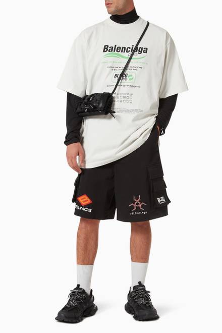 hover state of Gamer Shorts in Stretch Cotton Gabardine  