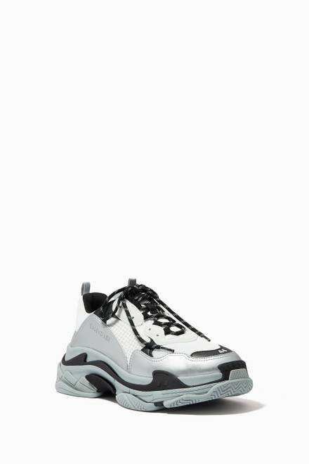hover state of Triple S Sneakers in Double Foam & Mesh 