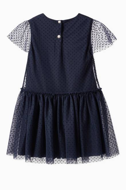 hover state of Polka Dots Dress in Tulle  