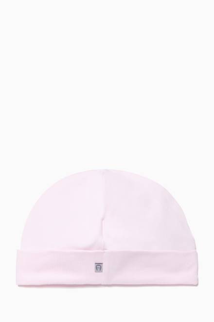hover state of Embroidered Logo Hat in Pima Cotton Jersey