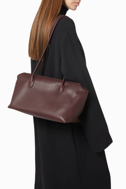 hover state of Terrasse Shoulder Bag in Textured Leather 