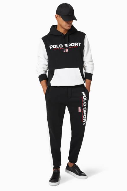 hover state of Polo Sport Hoodie in Fleece Jersey