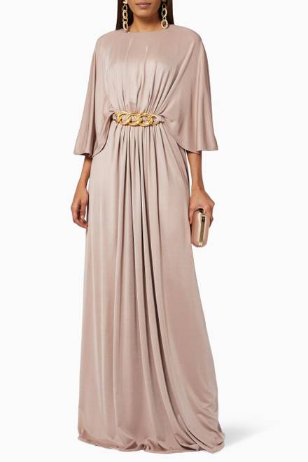 hover state of Maxi Dress in Viscose Jersey  