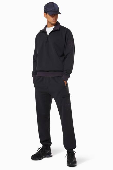 hover state of Logo Patch Cargo Pants in Fleece 