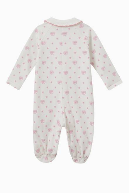 hover state of Logomania Onesie in Cotton  