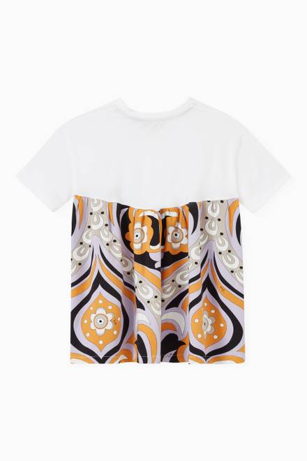 hover state of Printed Top in Stretch Jersey  
