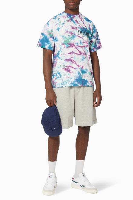 hover state of Temple Tie-Dye T-shirt in Cotton Jersey