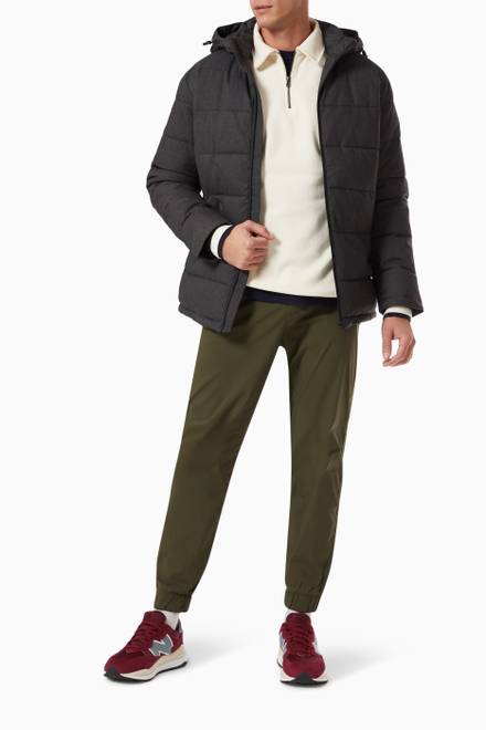 hover state of SLHBergen Puffer Jacket in Nylon  