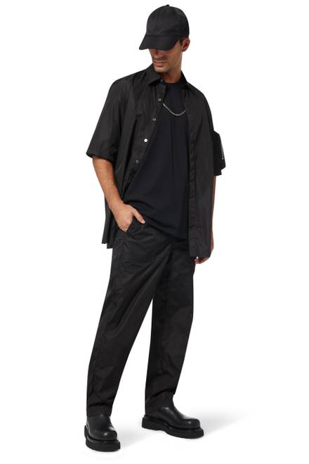 hover state of Drawstring Track Pants in Nylon   