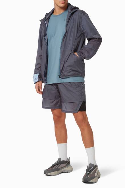 hover state of Breathe Fold-up Track Jacket in Nylon