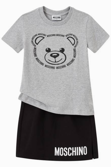 hover state of Teddy Bear with Logo Print in Cotton  