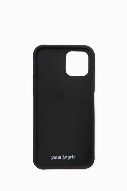 hover state of Los Angeles Sprayed Logo iPhone 12 & 12 Pro Case in TPU      