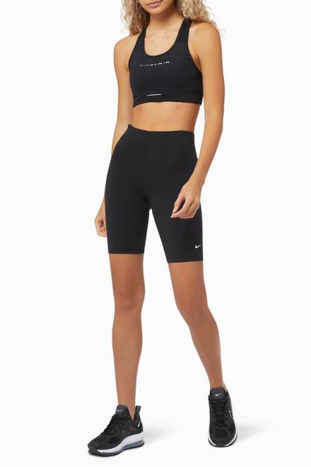 hover state of One-piece Pad Reflective Sports Bra in Recycled Polyester