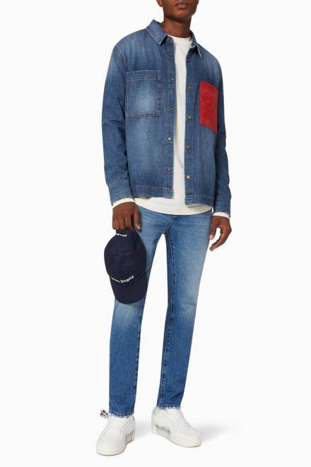 hover state of Bandana Patch Jeans in Denim     