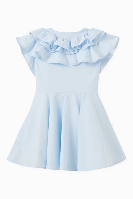 hover state of Bettina Frill Dress in Cotton 