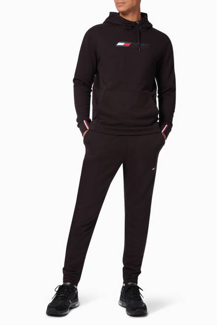 hover state of Cool Flex Hoodie in Cotton-blend Fleece      