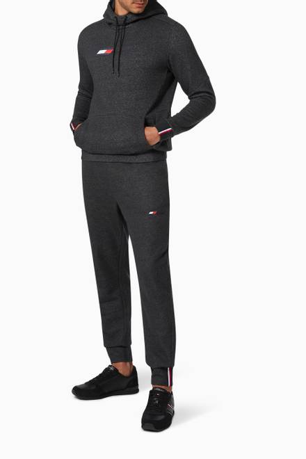 hover state of Cool Flex Hoodie in Cotton-blend Fleece       