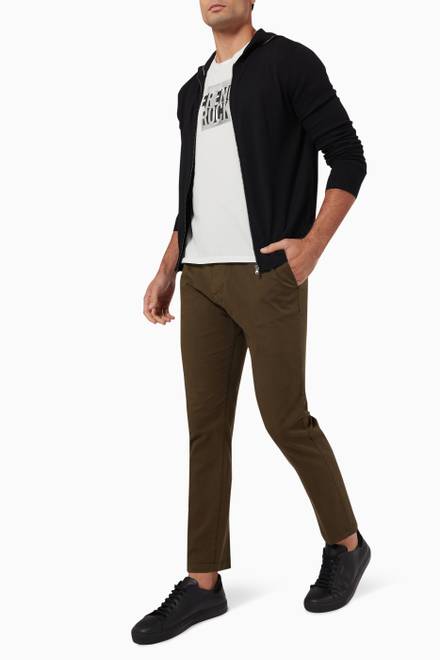 hover state of Cropped Chinos in Stretch Cotton  