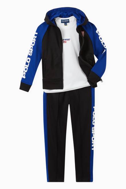 hover state of Polo Sport Logo Trackpants in Tricot Fleece