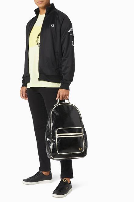 hover state of Classic Backpack in High-shine PU