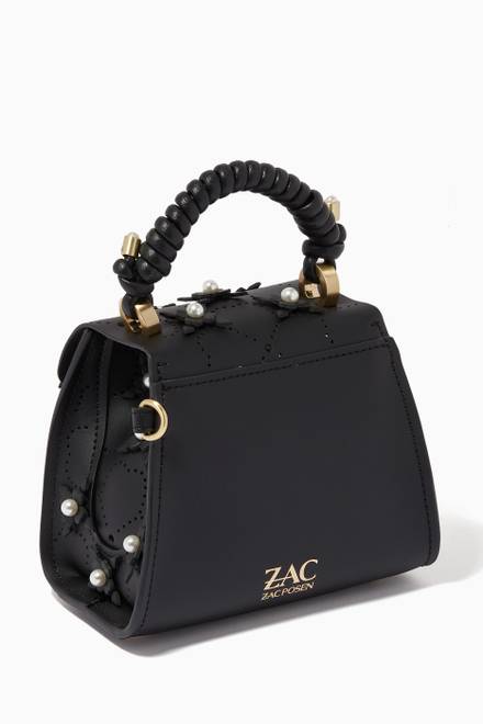 hover state of Mini Eartha Iconic Top Handle Bag in Leather   