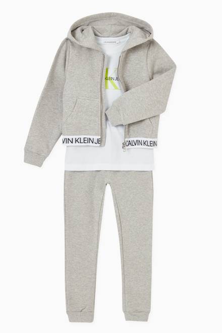 hover state of Hoodie & Jogger Pants Set in Fleece