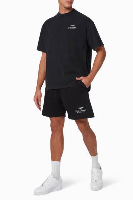 hover state of International Warm Up Shorts in Loopback Jersey   