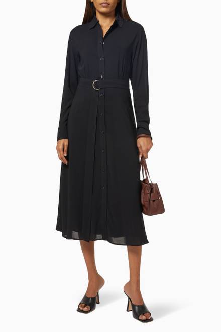 hover state of Display Shirt Dress in Viscose