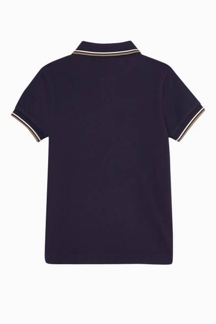 hover state of Twin Tipped Polo Shirt in Cotton Piqué    