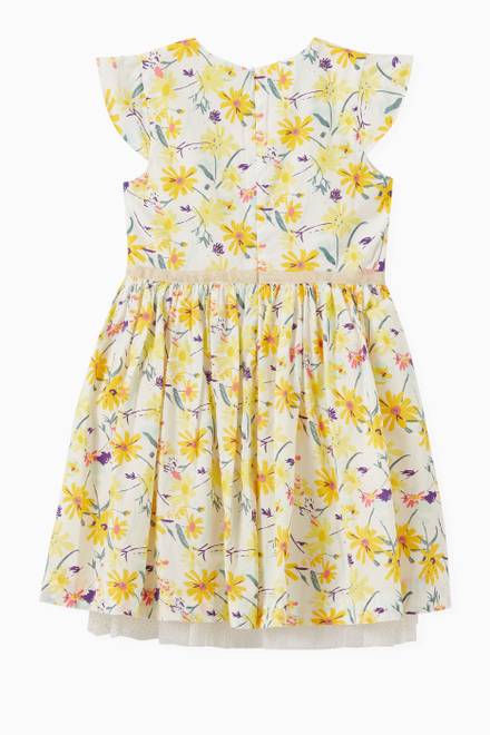 hover state of Dress in Floral Cotton Poplin 