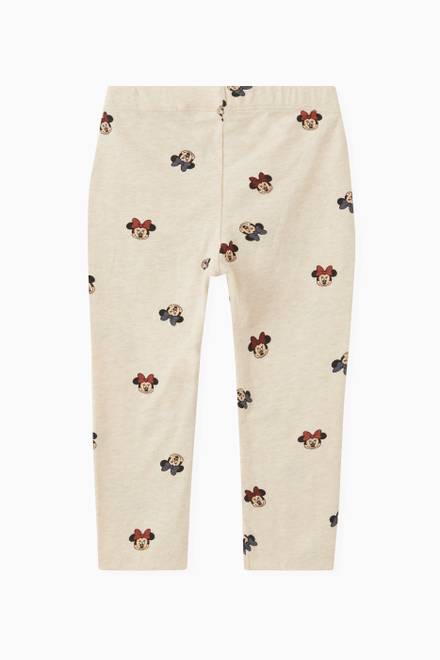 hover state of Minnie Mouse Leggings in Stretch Jersey   