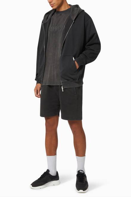 hover state of Blank Zip Hoodie  in Cotton     