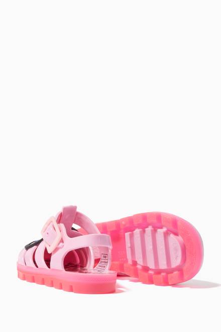 hover state of Boss Lady Jelly Sandals in PVC  
