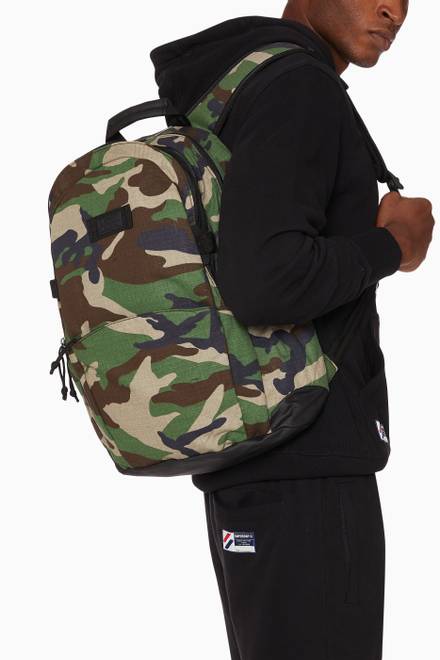 hover state of Natural Tarp Backpack in Fabric           